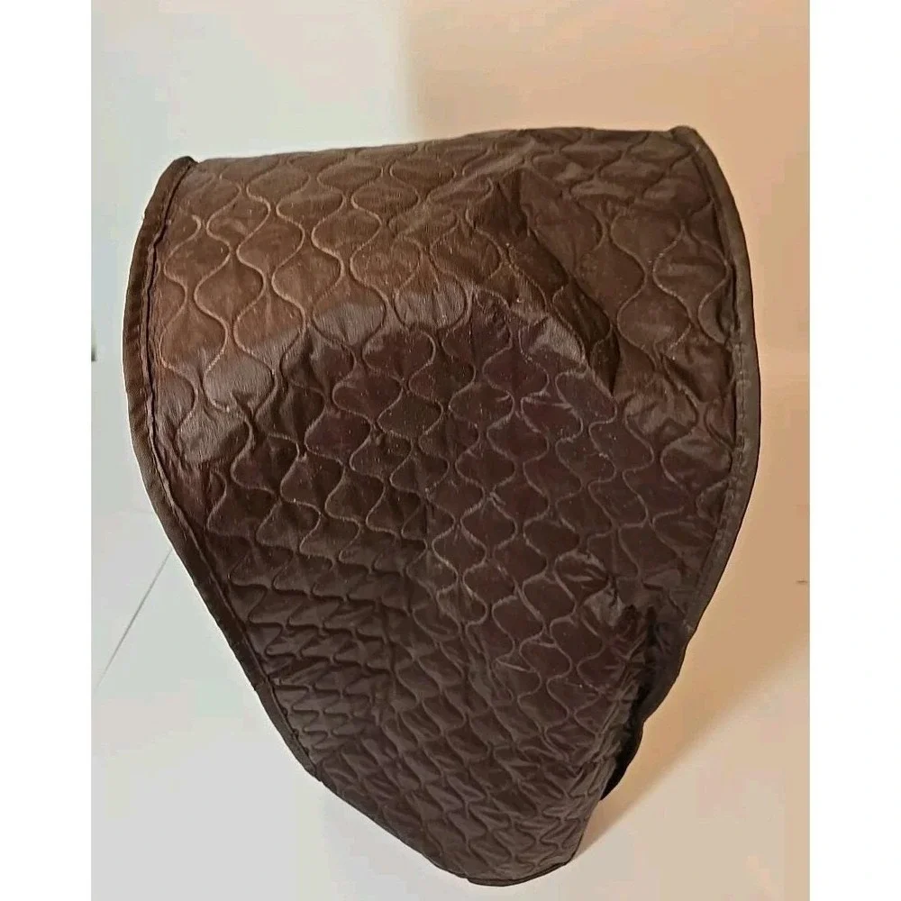 Vintage Kitchen Dora May Quilted Blender Cover Brown Tan 16 X 8 X 8 1/2